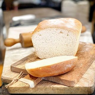 White salt half loaf