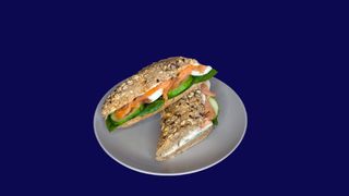 Bagietka z łososiem