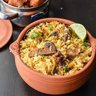 Mutton Biryani With Raita
