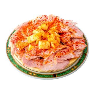 Ración De Lacón Gallego Sobre Parmentiere De Patata