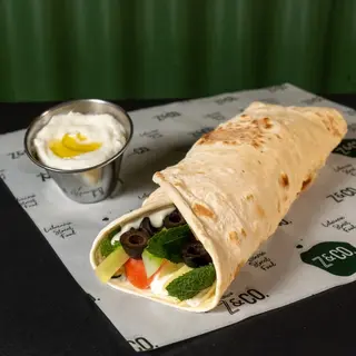 Wrap de Labne con verduras