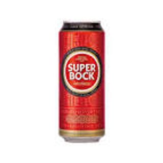 Cerveja super bock de lata 0.33