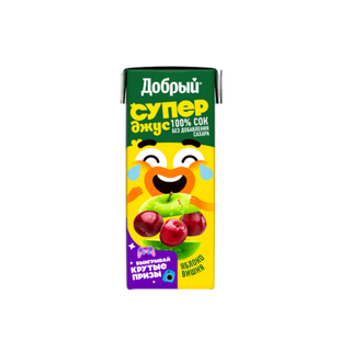 Հյութ Դոբրի խնձոր-բալ 0,2լ