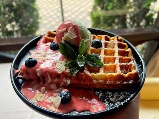 Віденьська вафля з морозивом (300g)