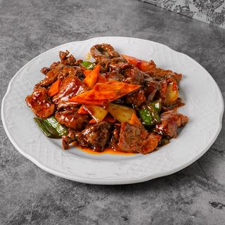 Ternera Con Salsa De Ostras