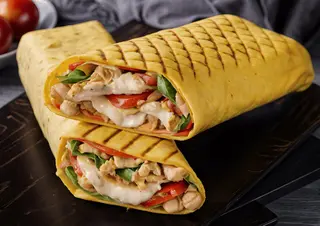 Kebab lavaș cu cașcaval