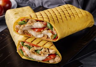 Kebab lavaș cu cașcaval