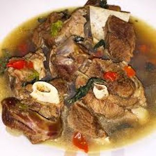 Boiled goat
