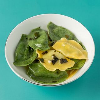 Tortelli mezzaluna burro e salvia