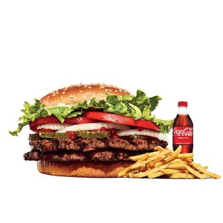 The Double Whopper Meal - Large