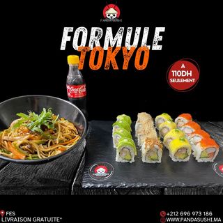 Assortiment de 16 pcs california + Wok poulet + Boisson offerte