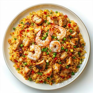 Arroz Frito Con Curry