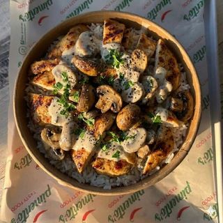 Rice Bowls Escalope champignons