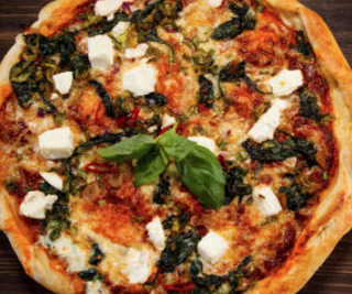 62. Pizza Queso De Cabra