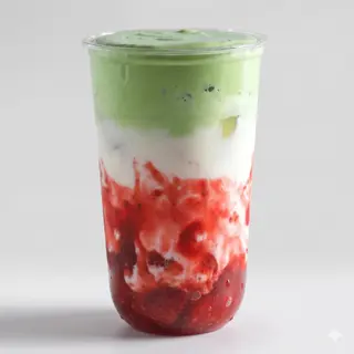 Fresa Matcha Latte