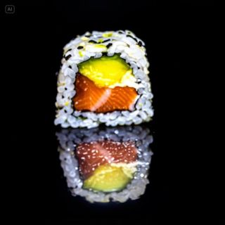 172. Aguacate, Salmón y Queso. Avocado, Salmon And Cheese 8pcs