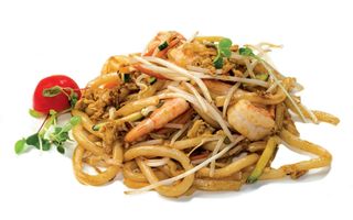157. Udon con gamberi