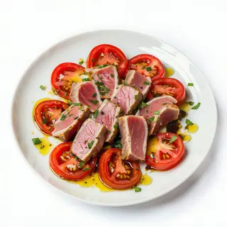 Ensalada De Tomate Con Ventresca