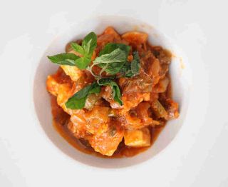 Caponata di pesce del giorno