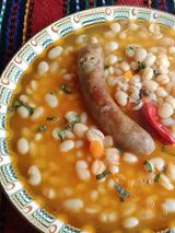 Боб с македонска наденица (350г)