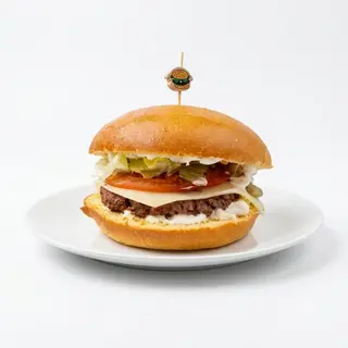 Hamburguesa Con Queso