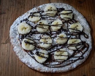 Pizza Nutella com Banana