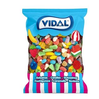 Gomas Jelly Beans Sour Vidal 85 gr