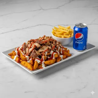 Menú patatas deluxe