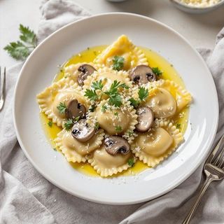 Ravioli Ricotta e Spinaci in Salsa di Pomodoro