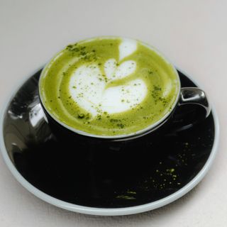 Matcha con  avena oatly