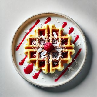 Гофрета с малина и кокос (400г)