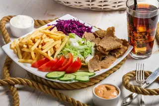 Talerz kebab duży
