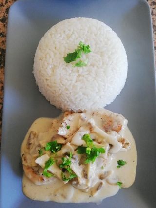 Escalope Grillé Sauce Champignons