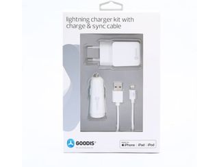 KIT Carga Lightning GOODIS GKL4766WH Branco