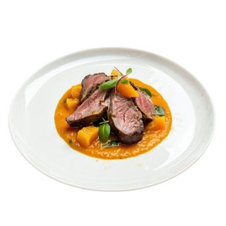 Confit de pato en salsa de naranja