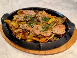 Картопля смажена з м'ясом (400 г)