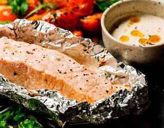 Сёмга в фольге