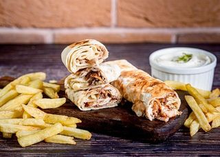 Chips shawarma