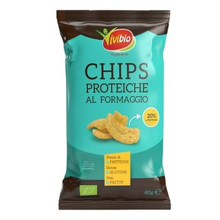 Chips Proteiche al Formaggio Vivivbio 40 gr 