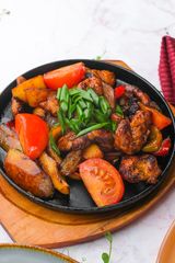 Курица на жаровне