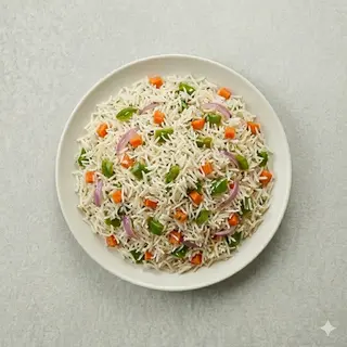 Arroz Con Verduras Mixtas