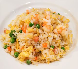 Arroz Xau Xau com Gambas