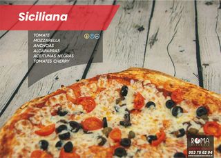 Pizza Siciliana Familiar (45 Cm.)