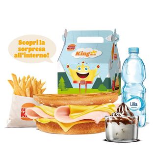 King junior menù toast