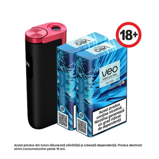 Starter Kit glo™ Hyper PRO Ruby Red + veo™ Ice Click