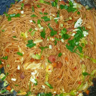Jollof Spaghetti with turkey