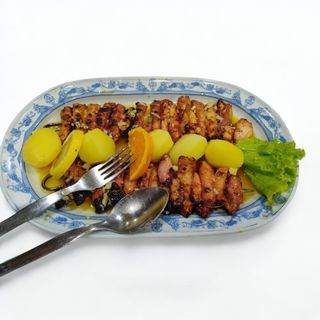 Espetada de Lulas na Brasa