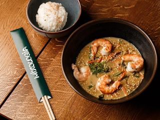 Зелений карі з креветкою (500g)