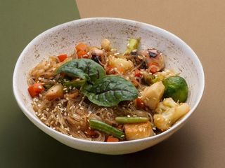 Харусаме з морепродуктами