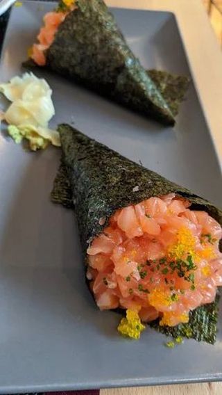 Temaki de Salmão